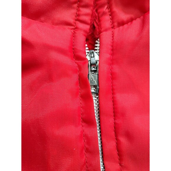 The Great Lakes Jacket Men's Medium Red Full Zip Vintage 1970s Sherpa Lined USA - Picture 4 of 11